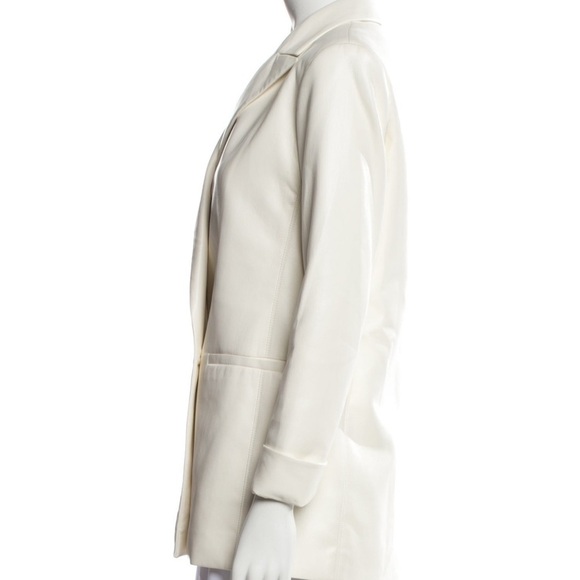 Alice + Olivia Cream Textured Blazer with Tailored Design SZ 0 (XS) - Picture 7 of 10